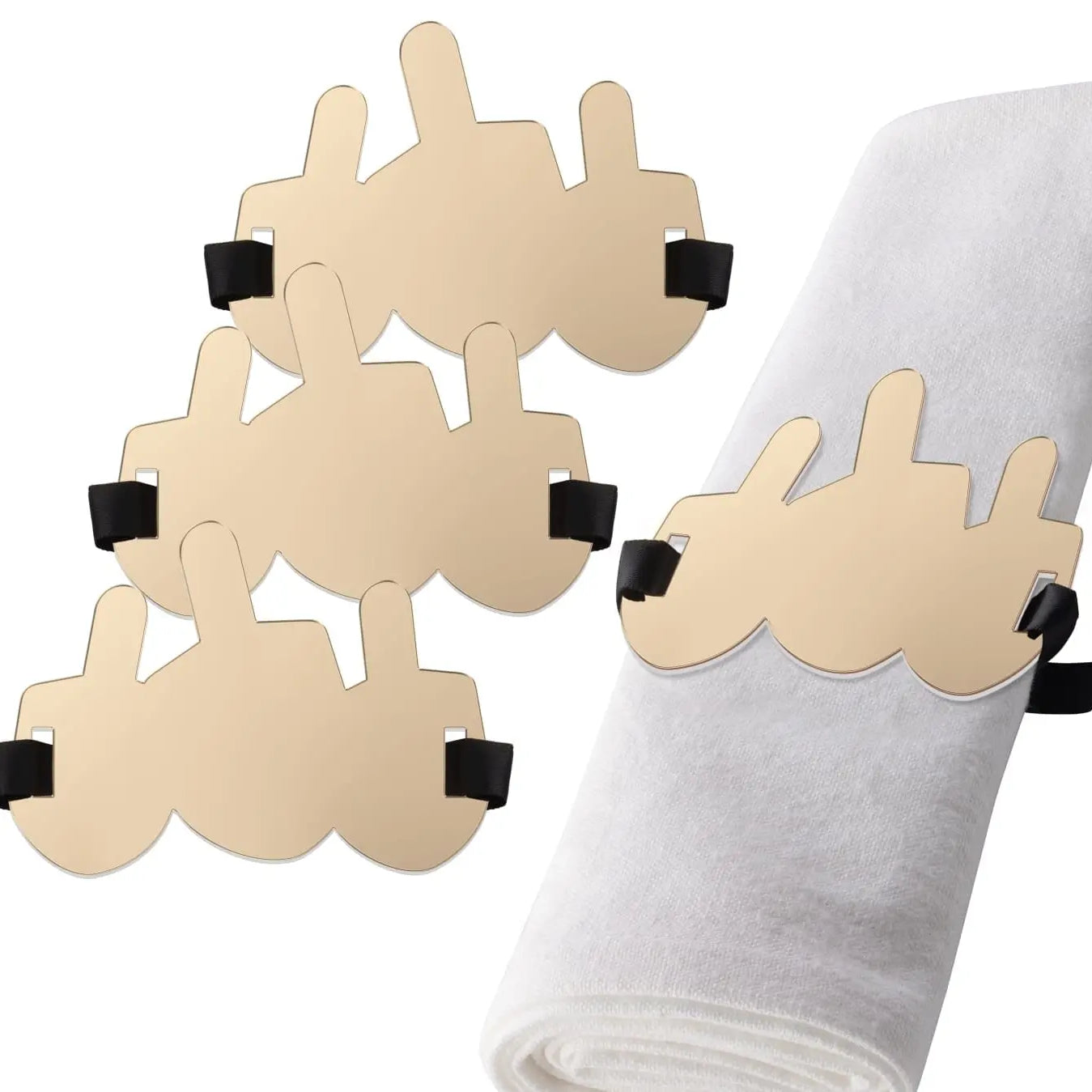 Dreidel Napkin Wraps - Waterdale Collection