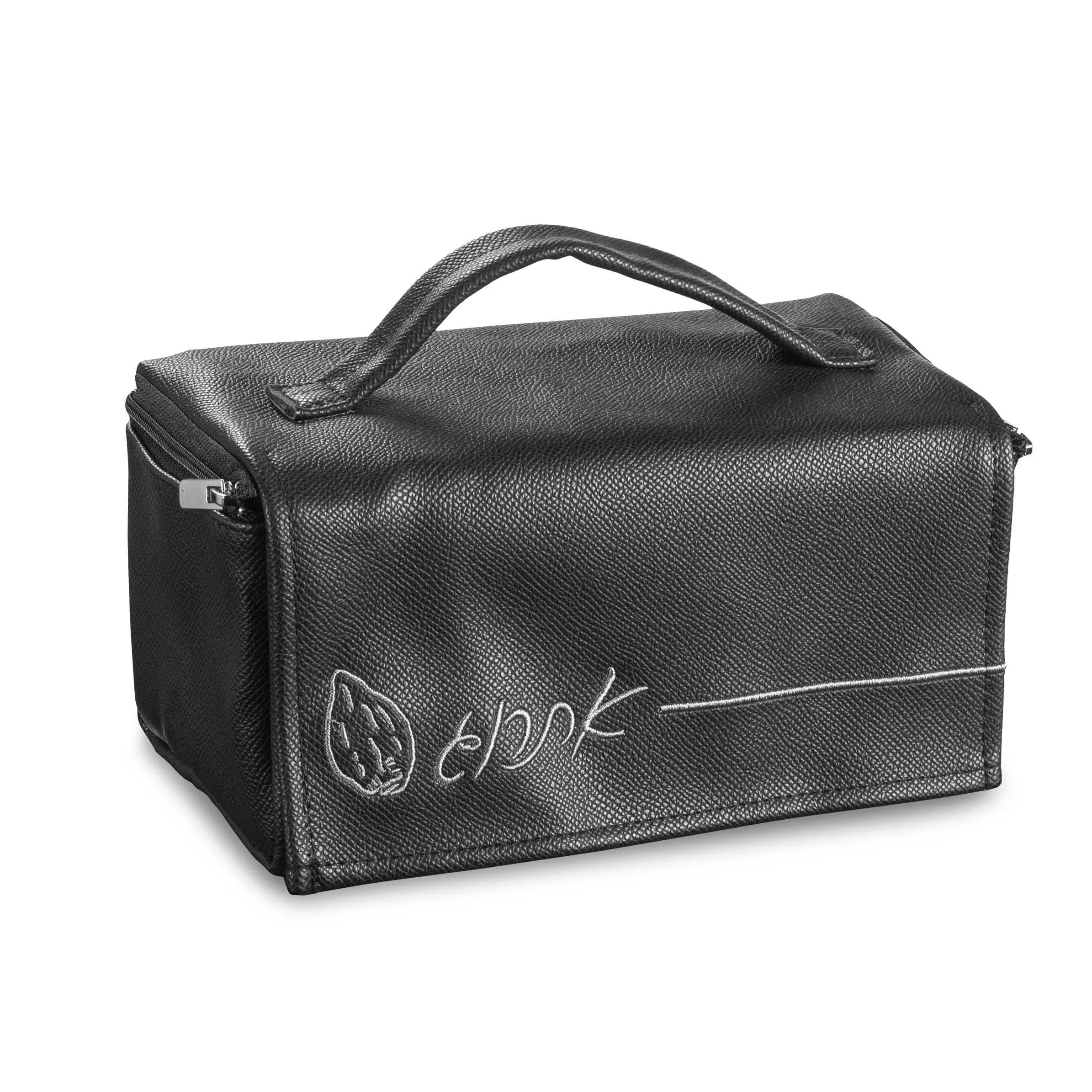 Embroidered Leather Esrog Bag - Waterdale Collection