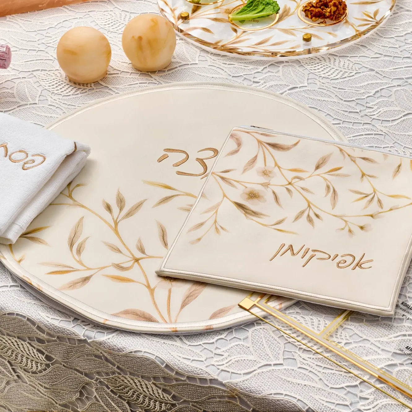 Floral Bird Pesach Set - Waterdale Collection