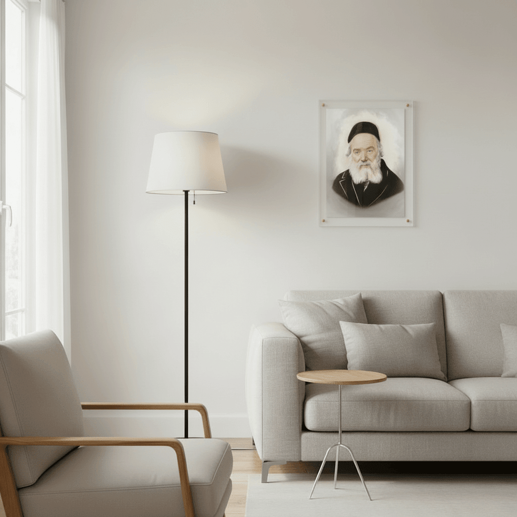 Frame Gedolim Art Chofetz Chaim - Light - Waterdale Collection