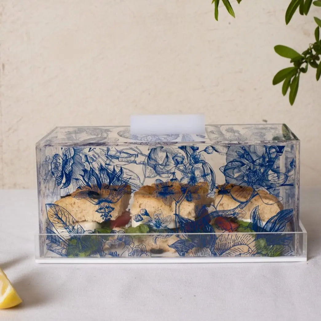 French Toile Cake Dome Waterdale Collection Cake Dome