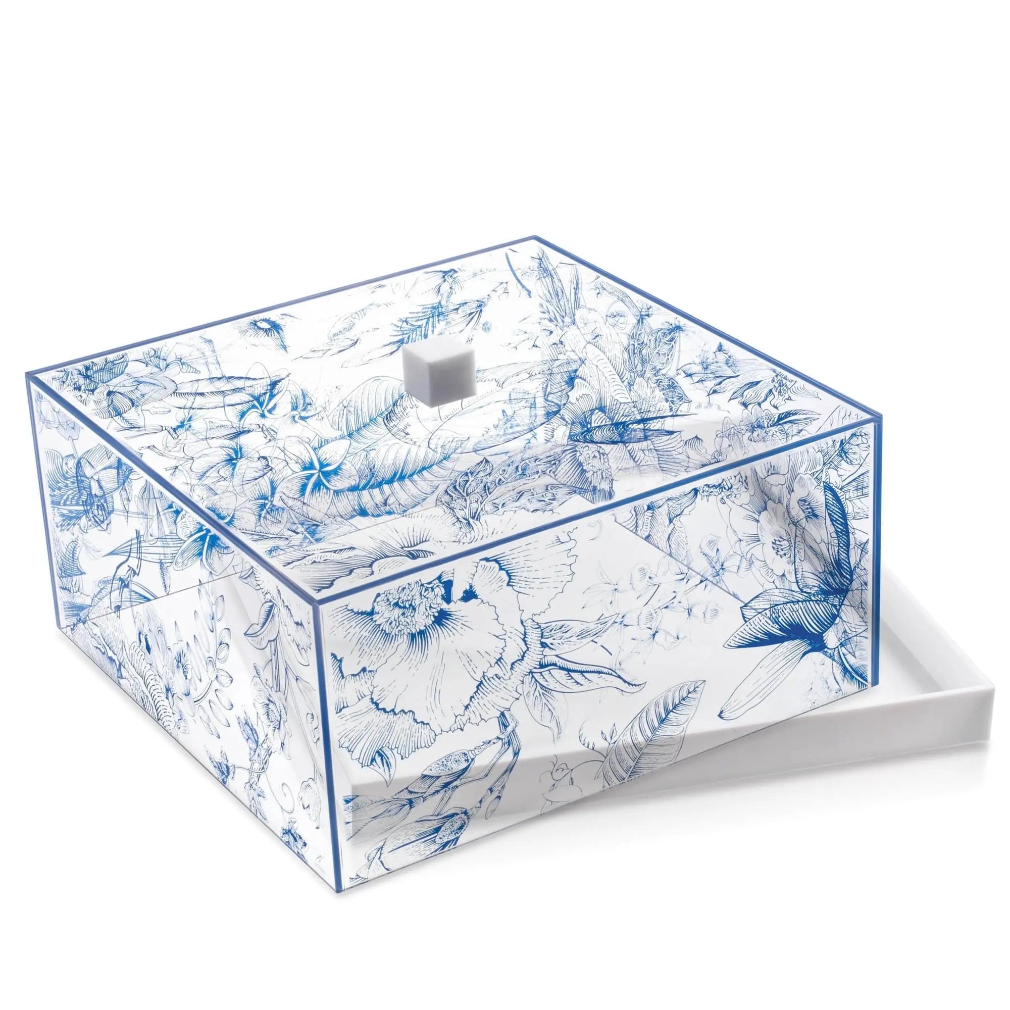 French Toile Cake Dome Waterdale Collection Cake Dome