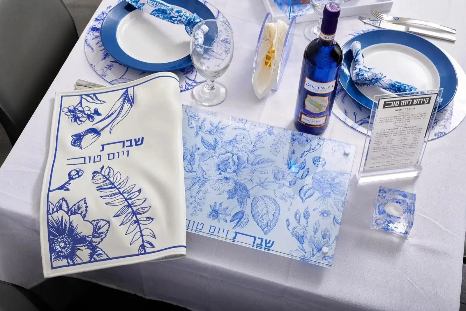 French Toile Challah Board - Waterdale Collection