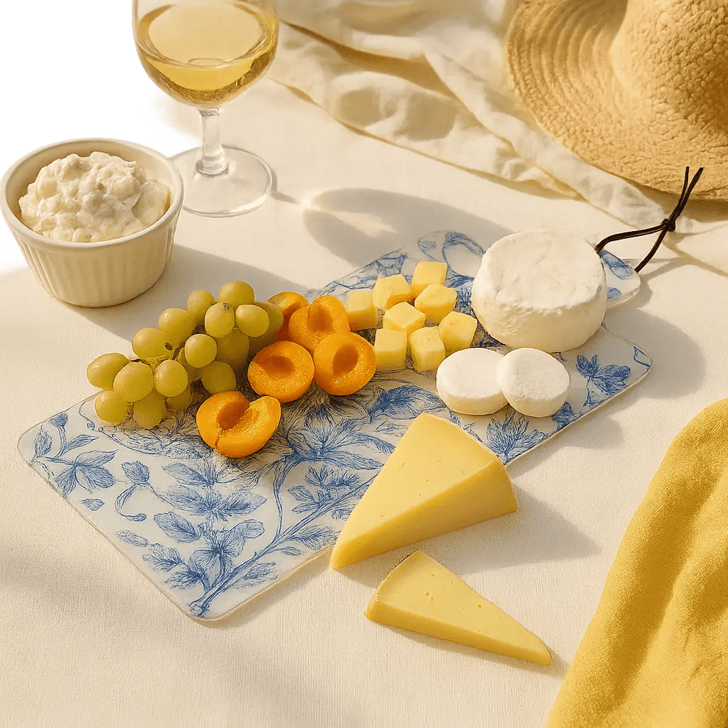 French Toile Charcuterie Board - Waterdale Collection