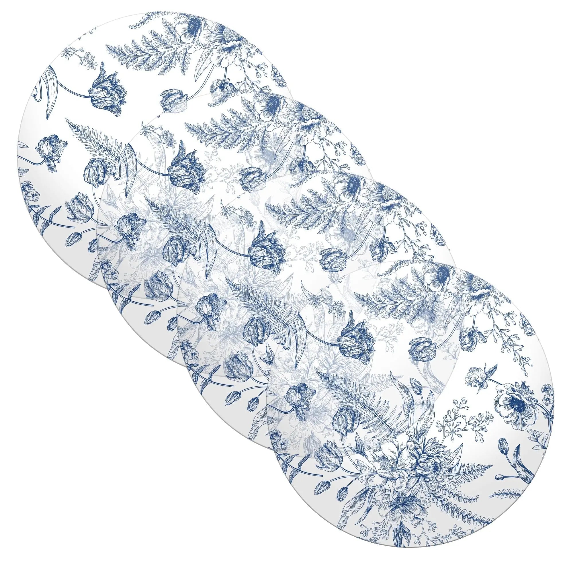 French Toile Chargers Waterdale Collection Table Charger