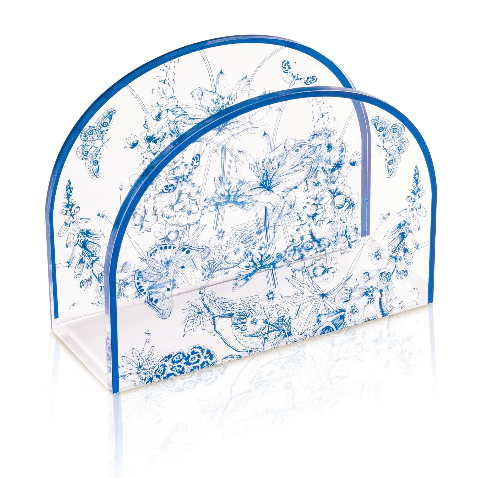 French Toile Napkin Holder Waterdale Collection Napkin Holder