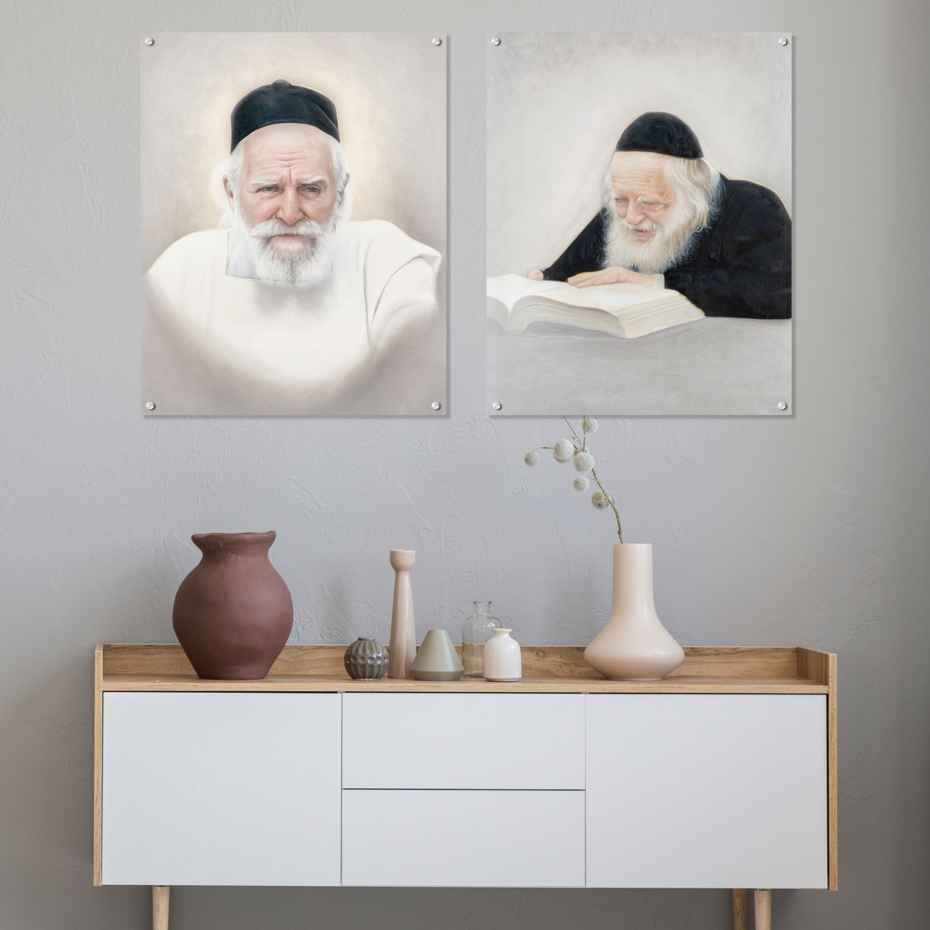 Gedolim Art Chofetz Chaim - Light - Waterdale Collection
