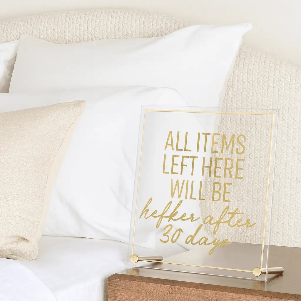 Guest Room Sign - Waterdale Collection