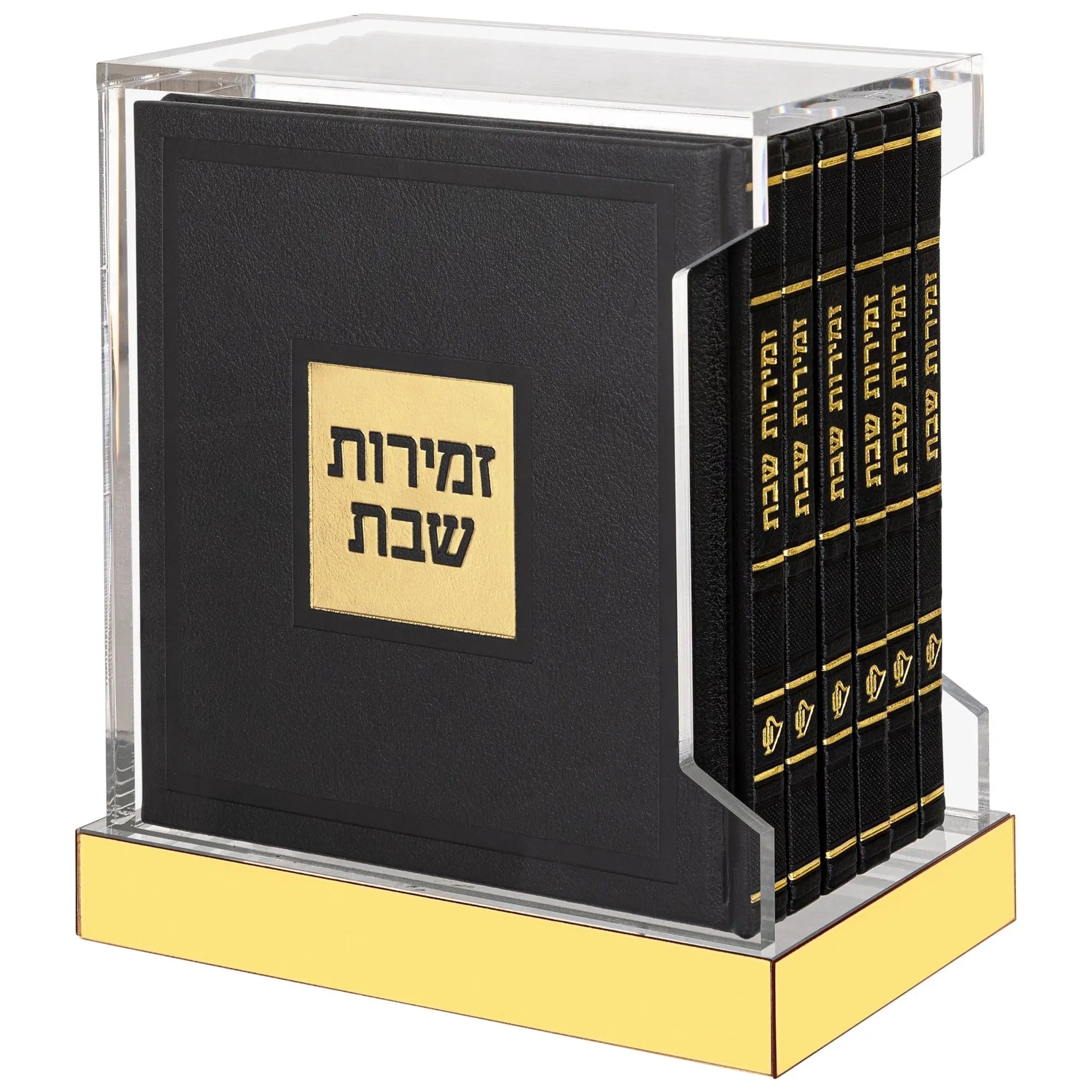 Hardcover Leather & Lucite Bencher Set - Waterdale Collection