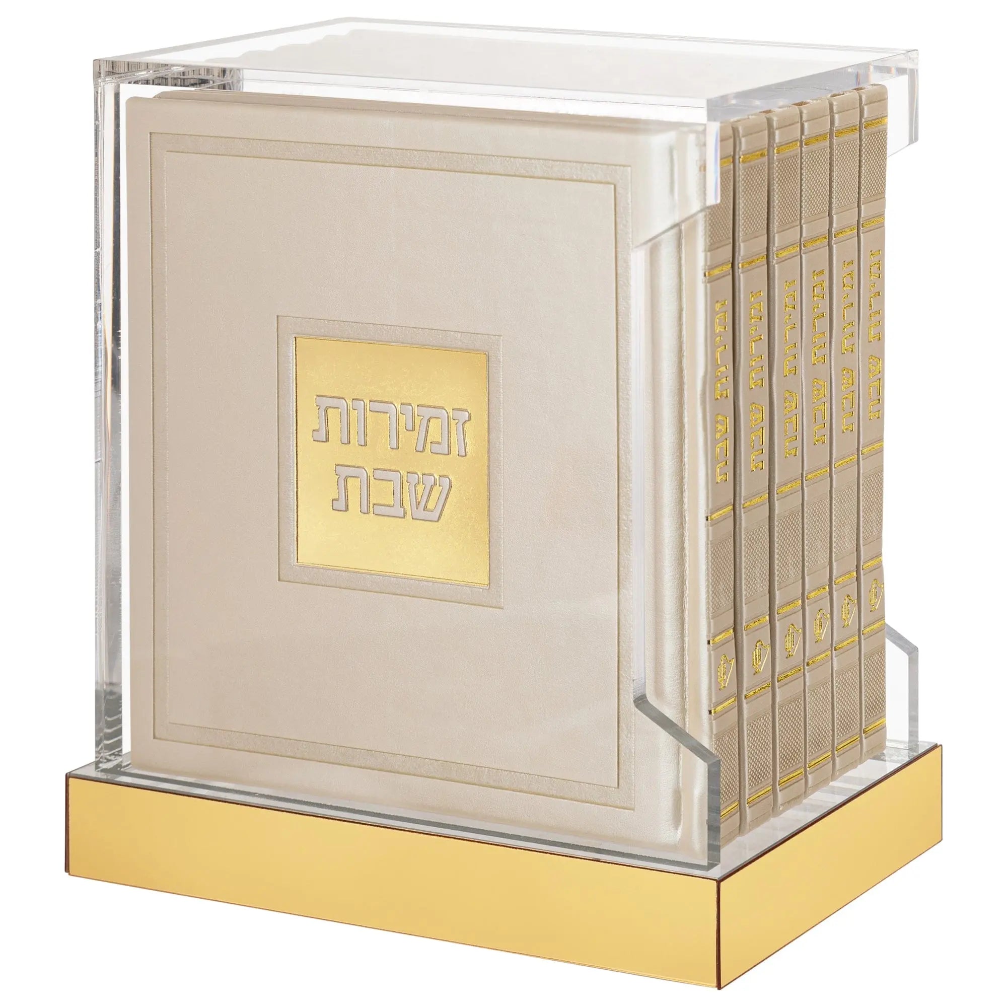 Hardcover Leather & Lucite Bencher Set - Waterdale Collection