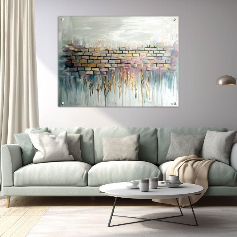 Harmony at the Wall hung on the wall of living room| Waterdale Collection