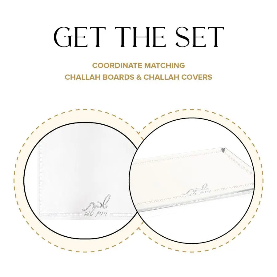 Hemstitch Challah Board Waterdale Collection Tray