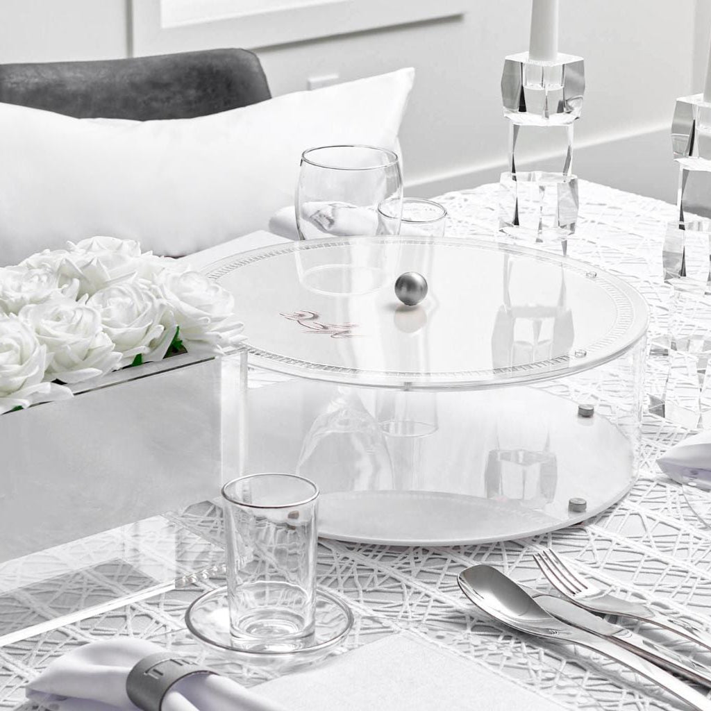 Hemstitch Matzah Box - Waterdale Collection