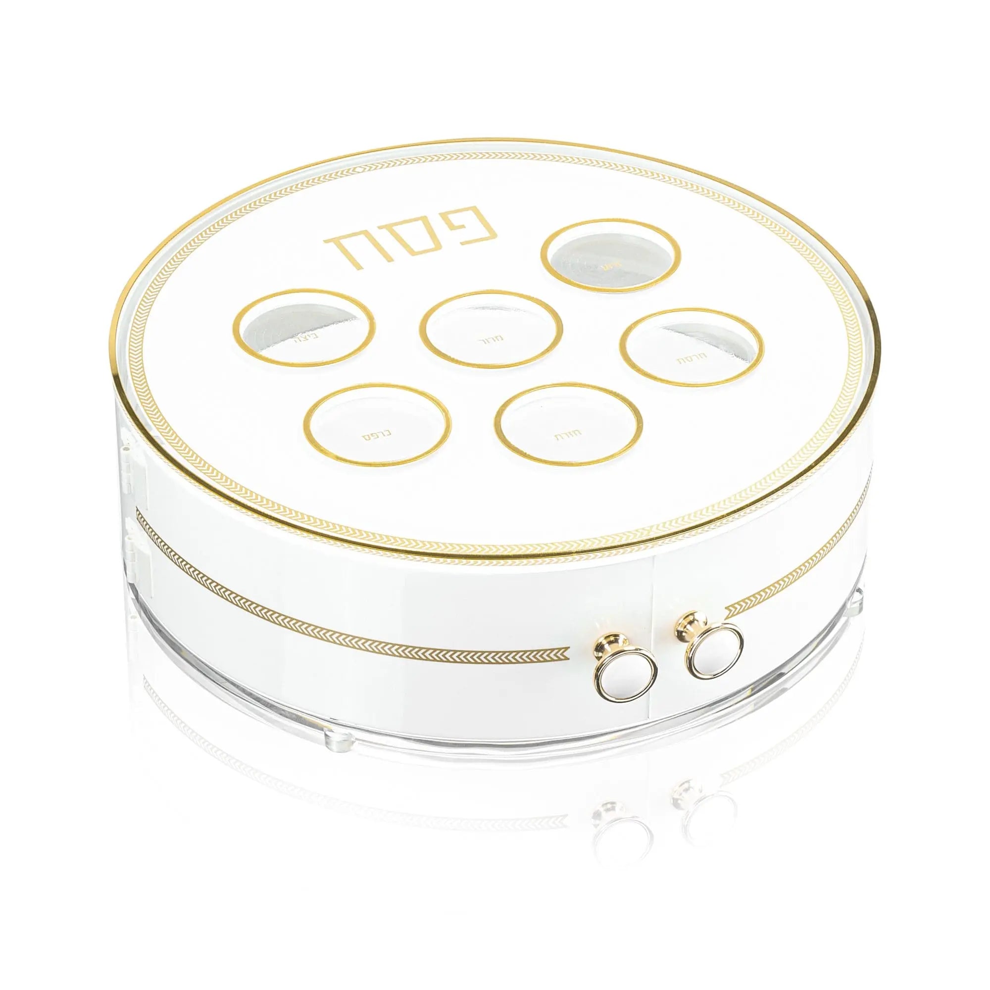 Herringbone 3 Level Seder Plate - Waterdale Collection