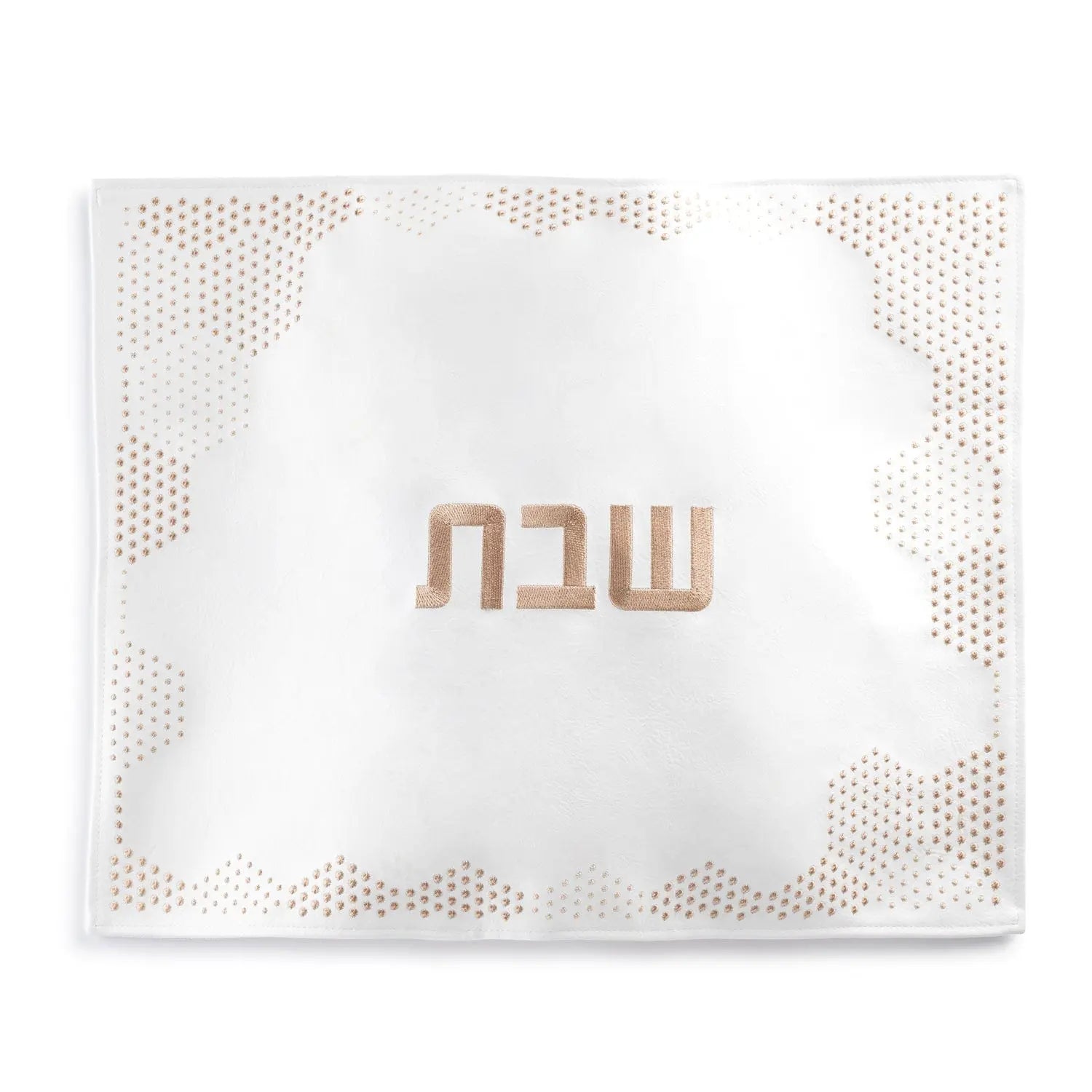 Hexagon Dot Border Challah Cover - Waterdale Collection