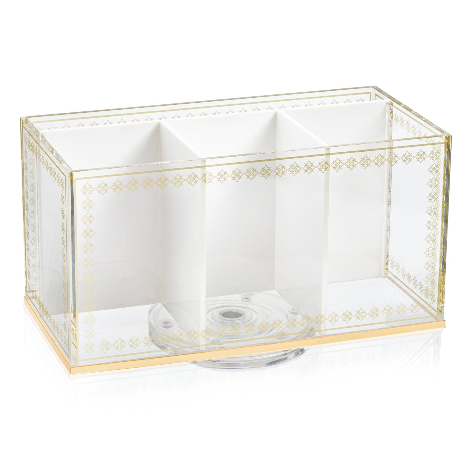 Inspired Swivel Silverware Caddy Gold