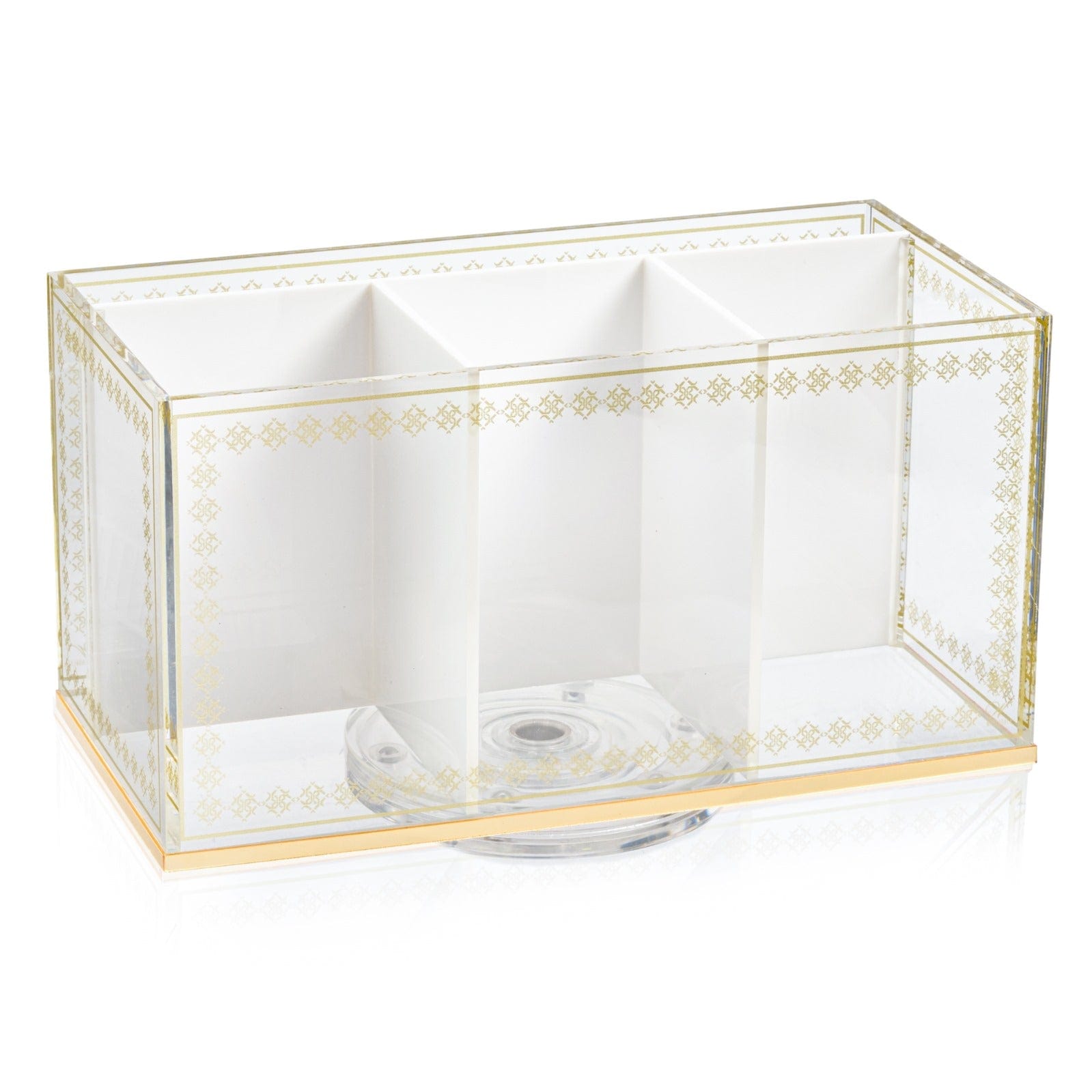 Inspired Swivel Silverware Caddy Gold