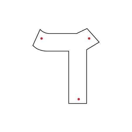 Kippah Letters (4) - Waterdale Collection