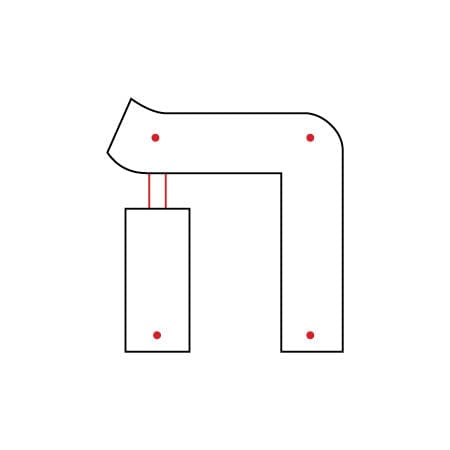 Kippah Letters (4) - Waterdale Collection