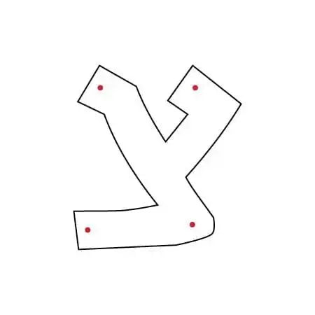 Kippah Letters (4) - Waterdale Collection