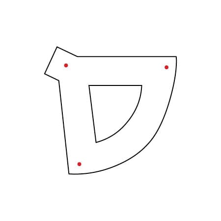 Kippah Letters (4) - Waterdale Collection