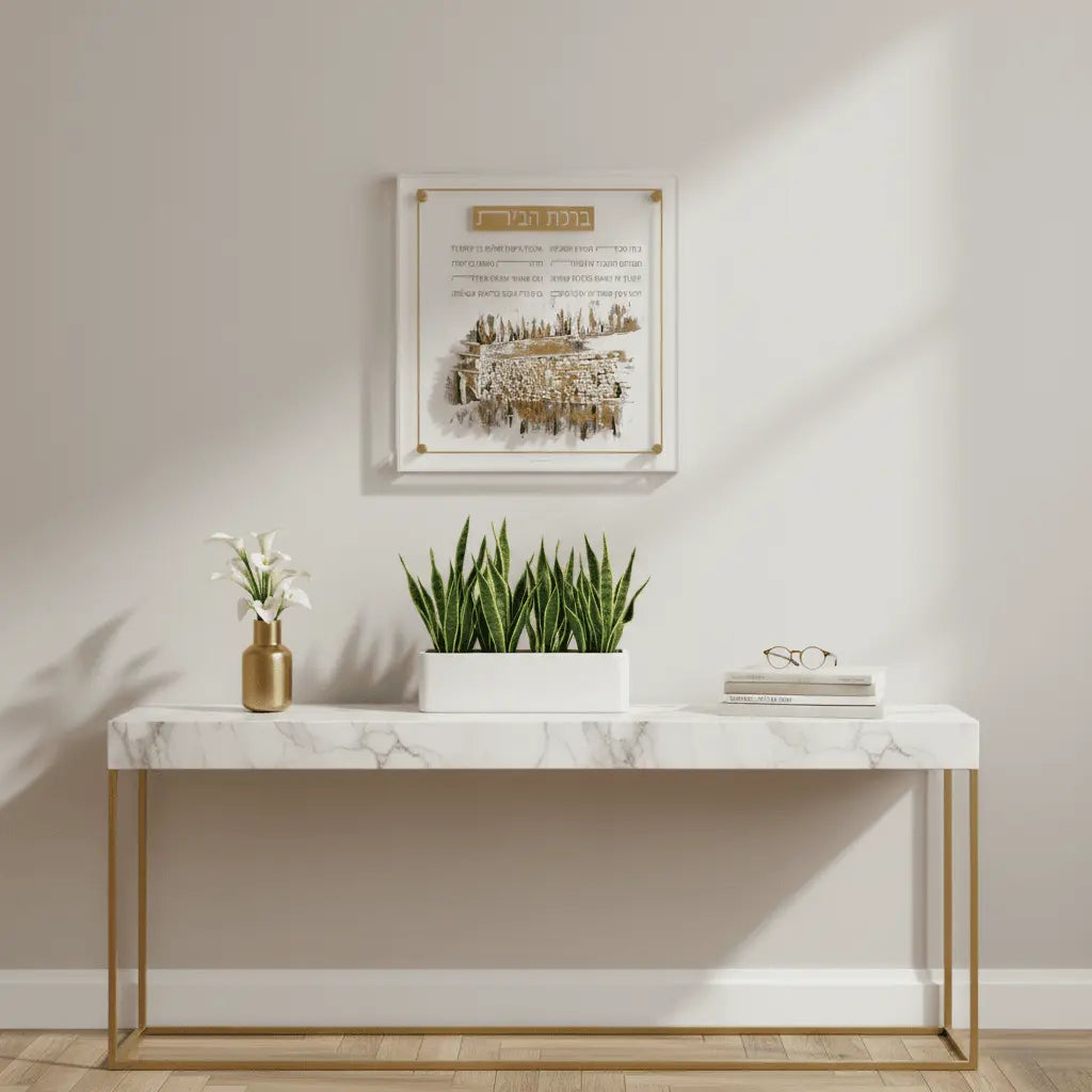 Kosel at Winter Frame Birchas Habayis - Waterdale Collection