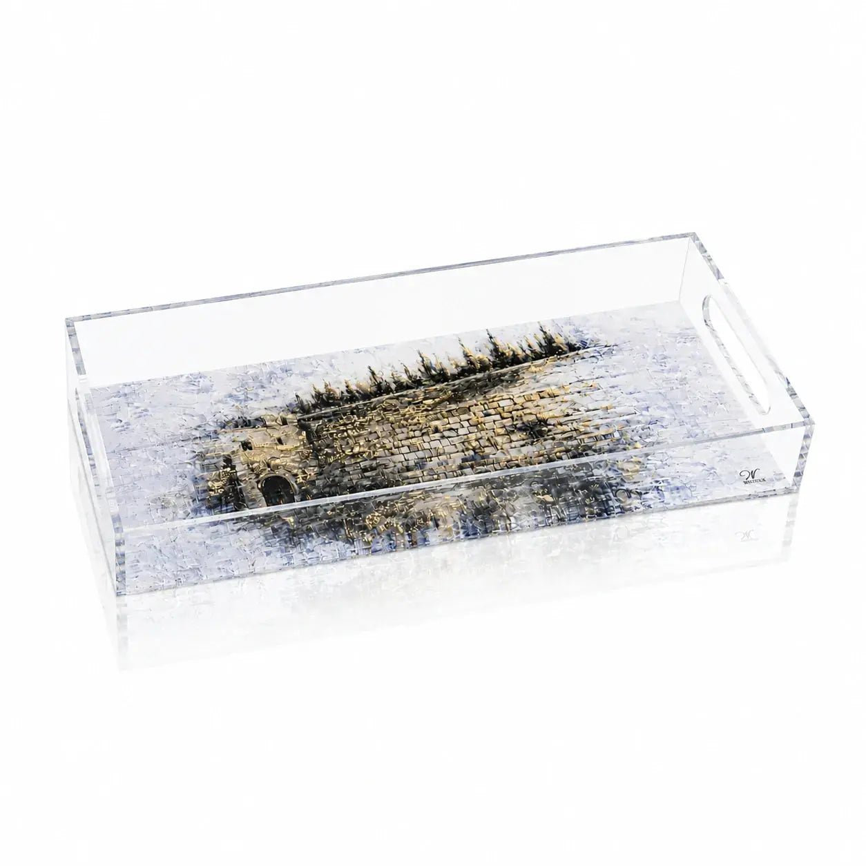 kosel teal bread tray waterdale collection