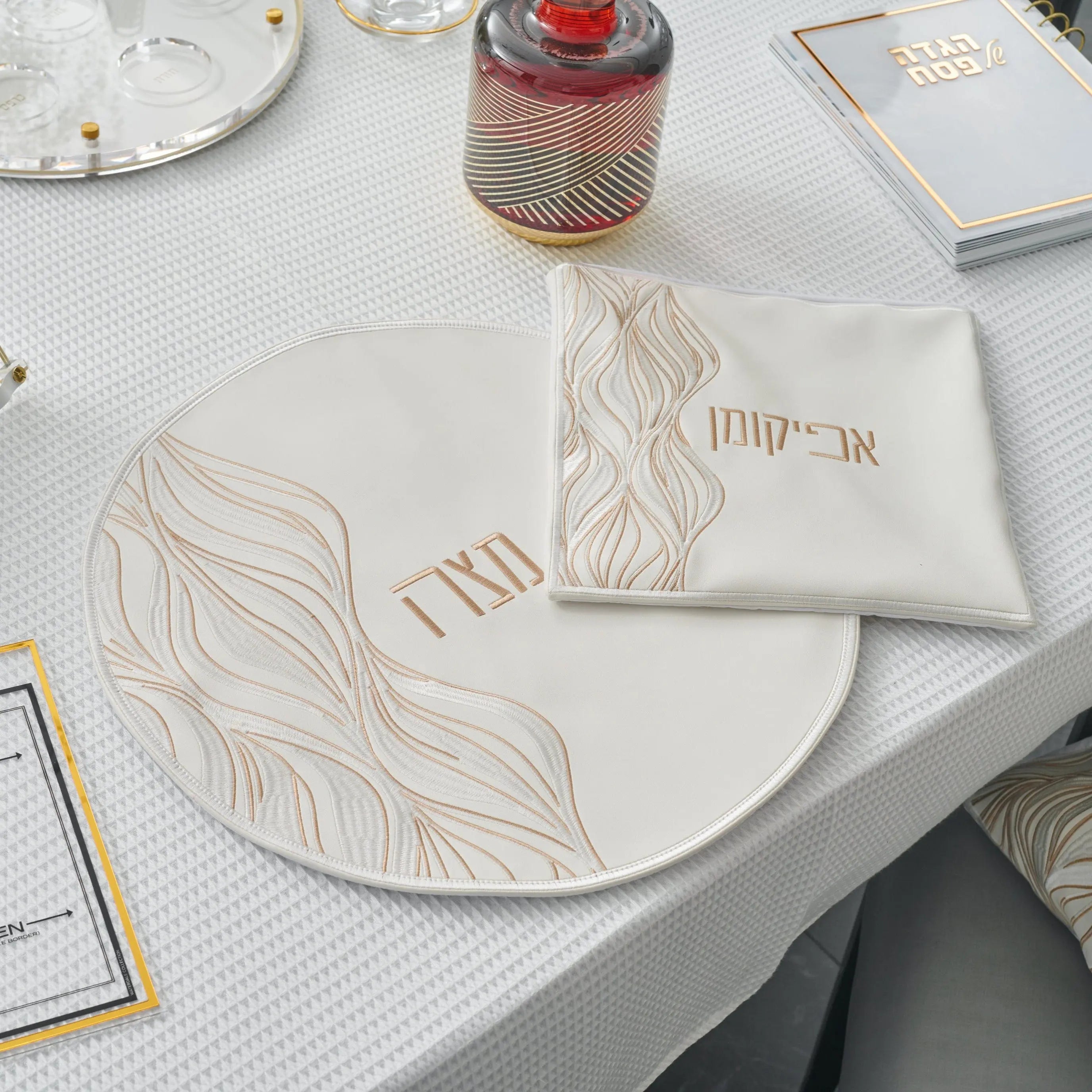 Lace Matzah Cover - Waterdale Collection