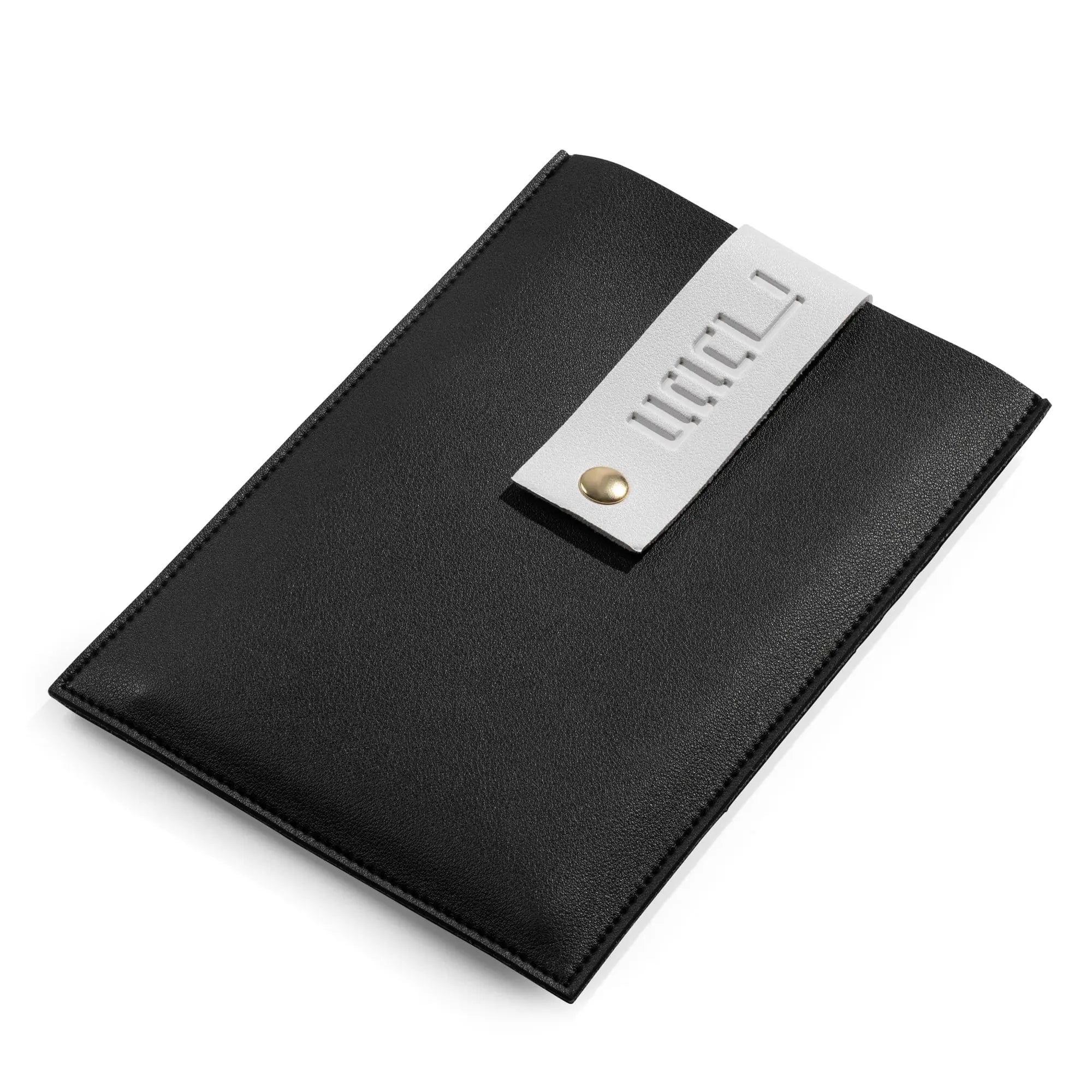 Leather Chanukah Brachos Card Set Waterdale Collection Lucite Card