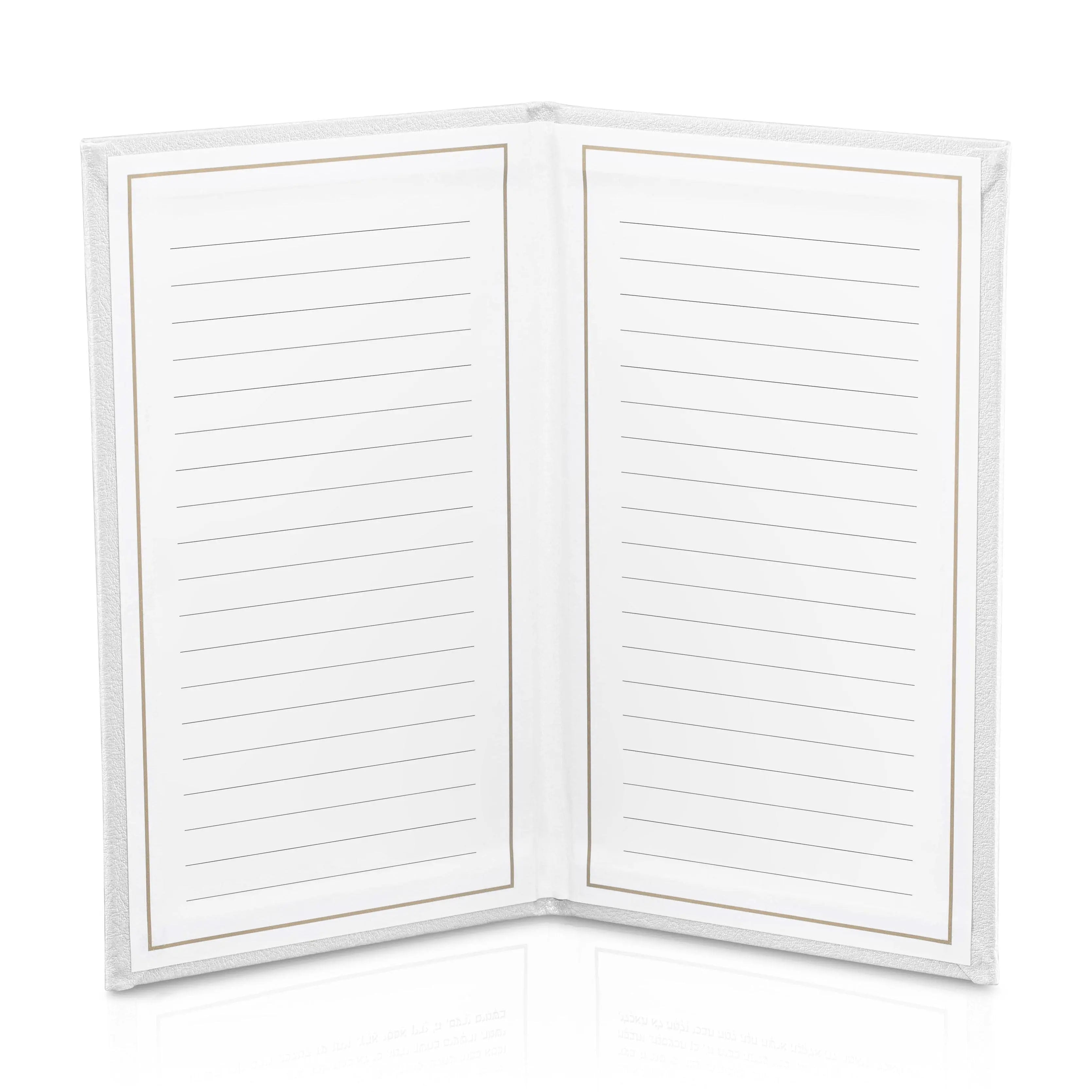Leather Gift Note Booklet Waterdale Collection Leather