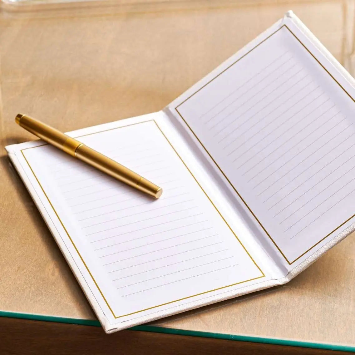 Leather Gift Note Booklet Waterdale Collection Leather