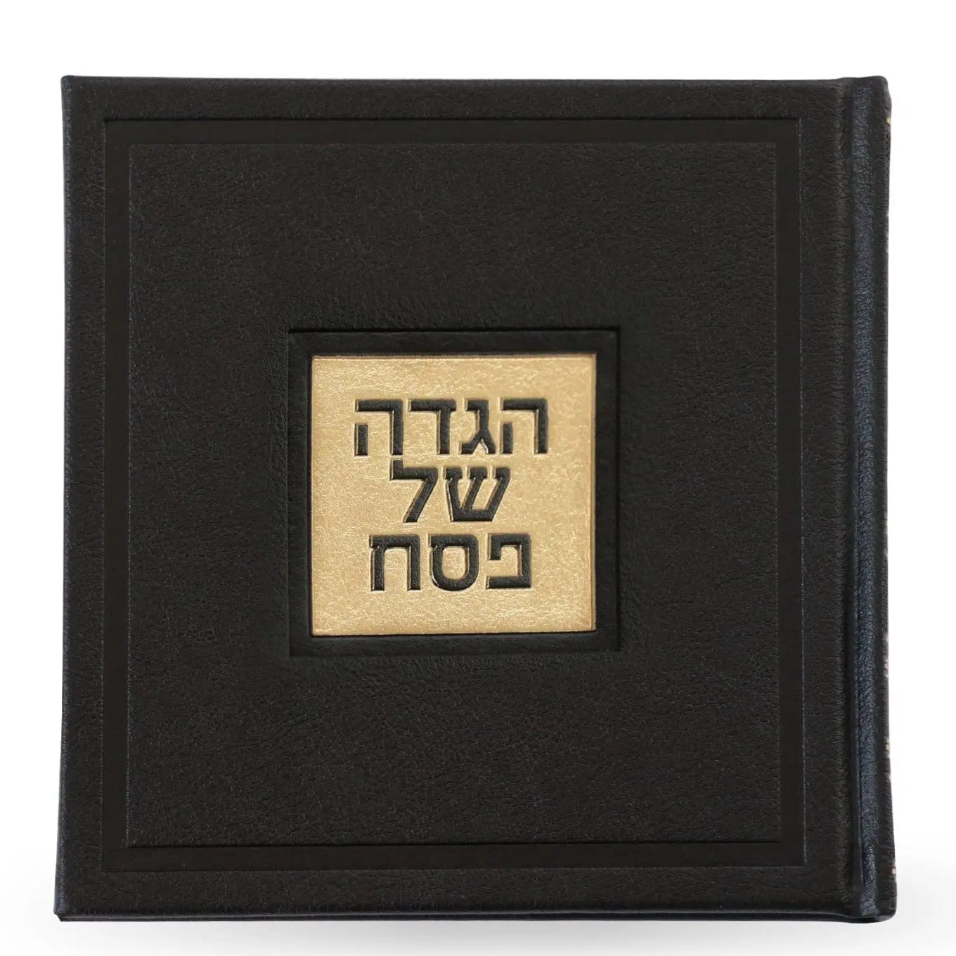 Leather Haggadah with English Instructions - Waterdale Collection