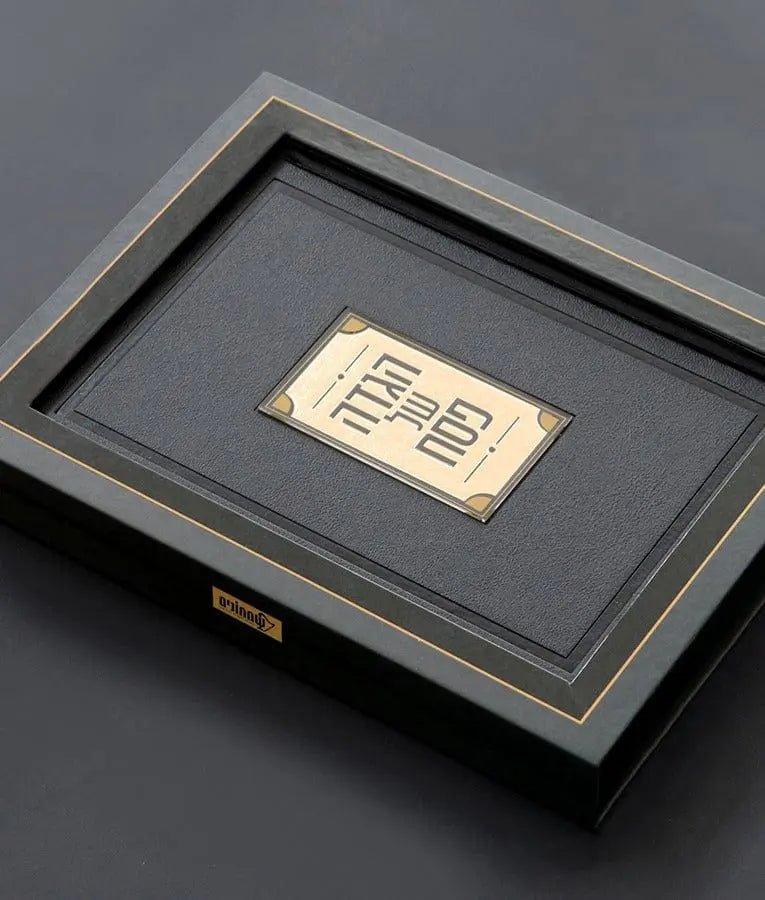 Leather Haggadah with Lucite Plate - Waterdale Collection