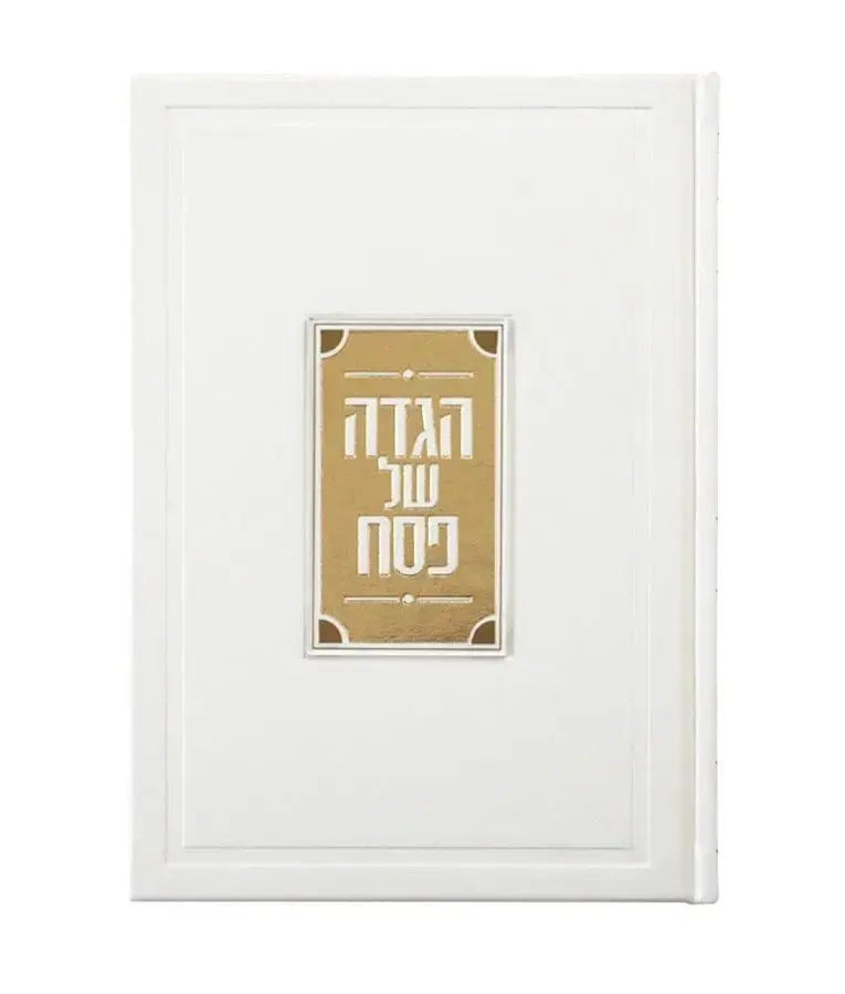 Leather Haggadah with Lucite Plate - Waterdale Collection