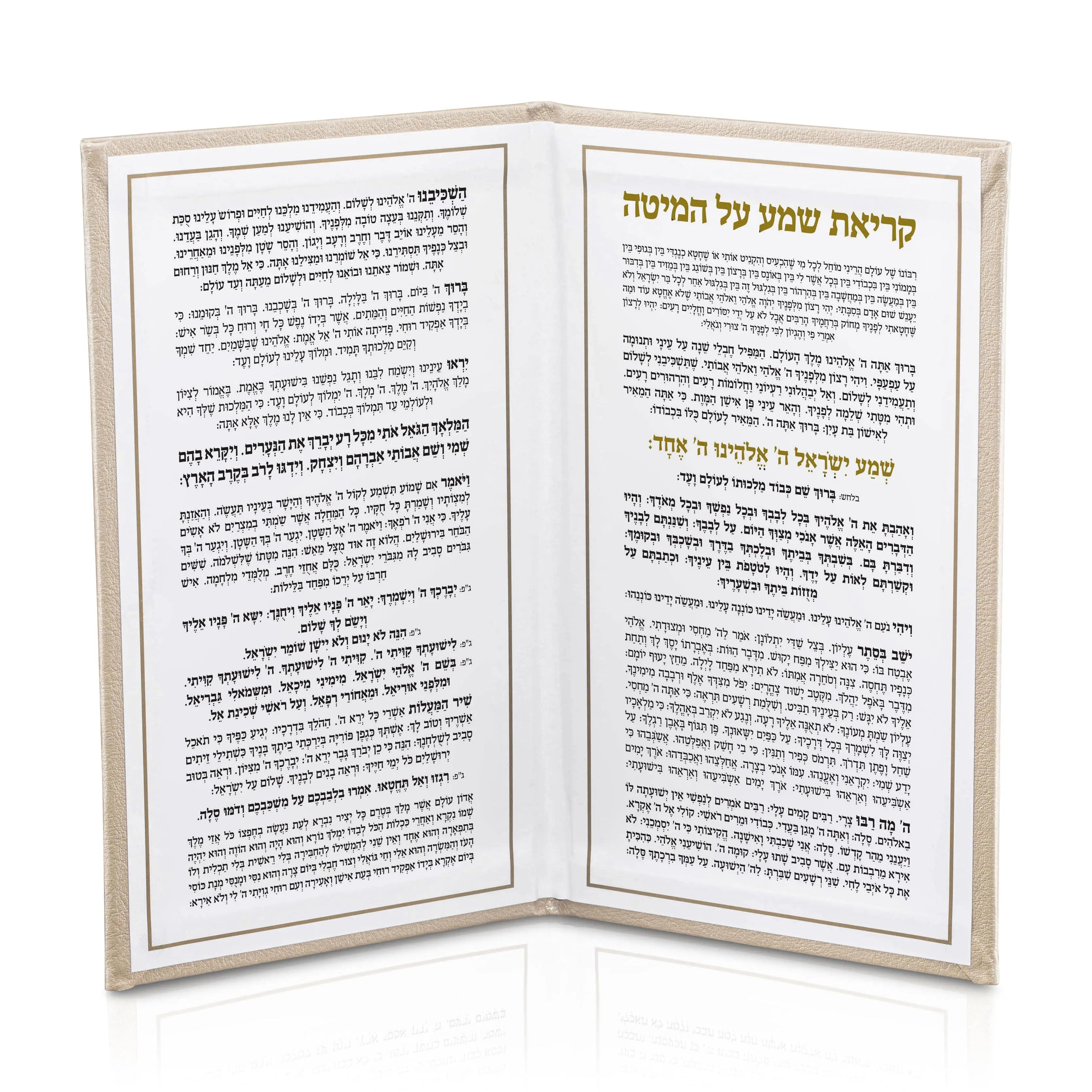 Leather Kriyas Shema Book Waterdale Collection Leather