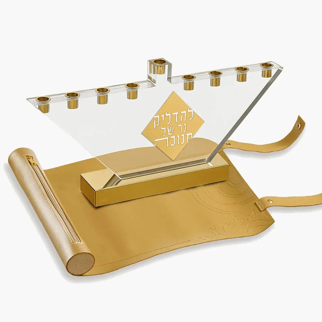 Leather Menorah Mat Bundle - Waterdale Collection