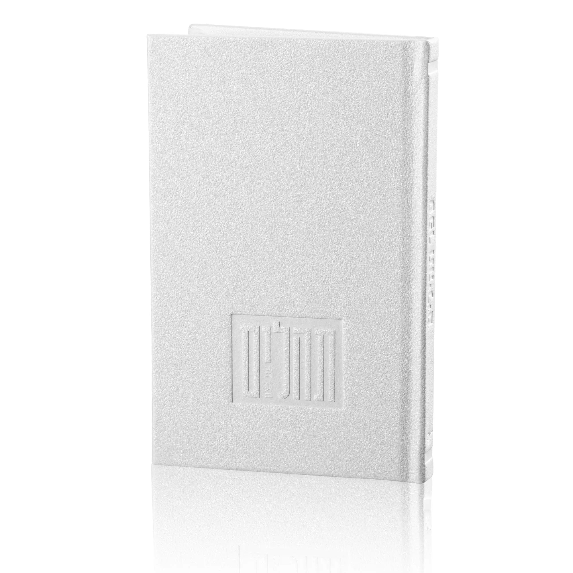 Silver Leather Painted Tehillim (Large) | Waterdale Collection