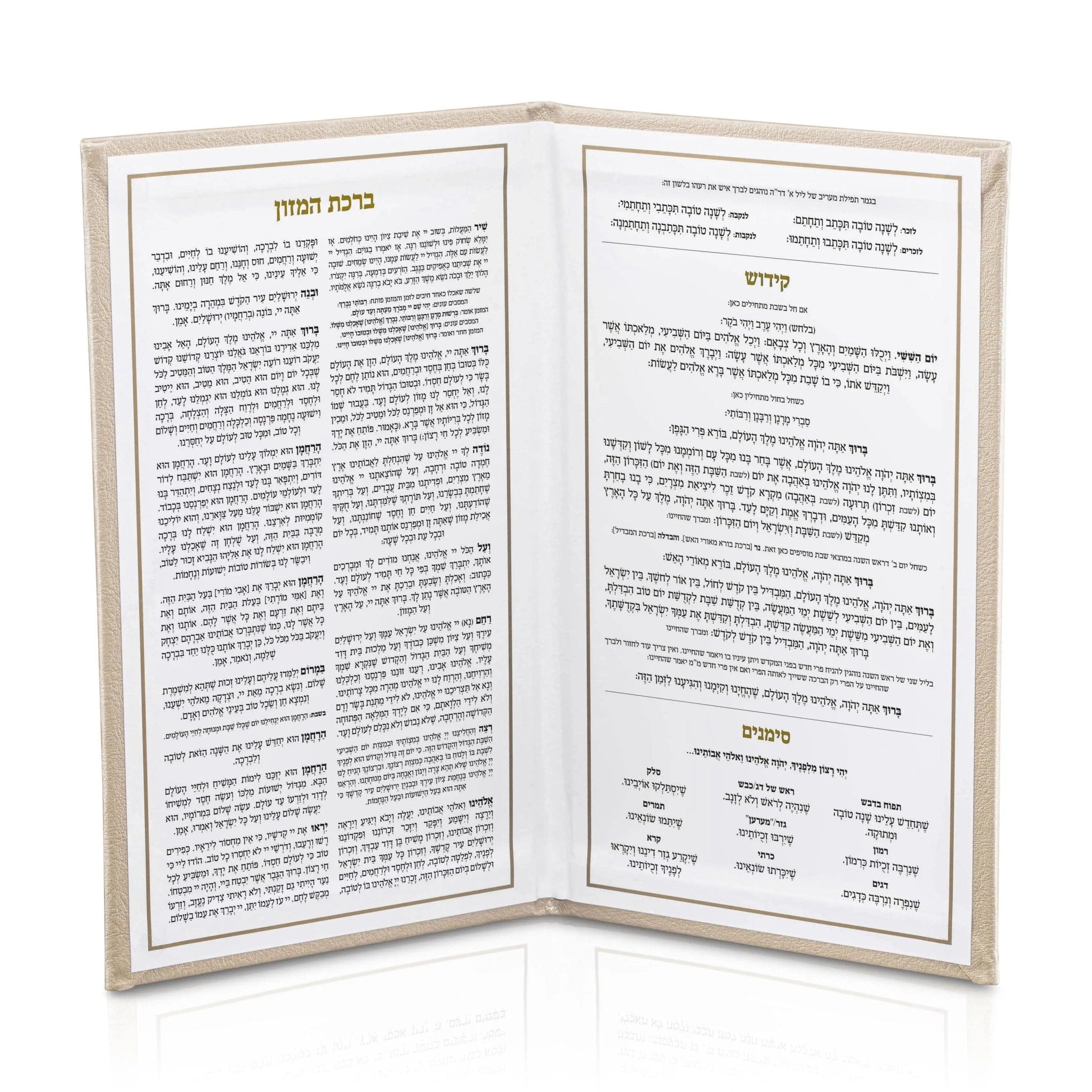 Leather Rosh Hashana Booklet - Waterdale Collection