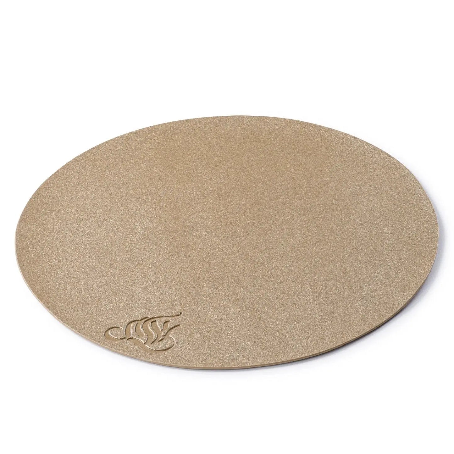 Leather Round Chargers Waterdale Collection Table Charger