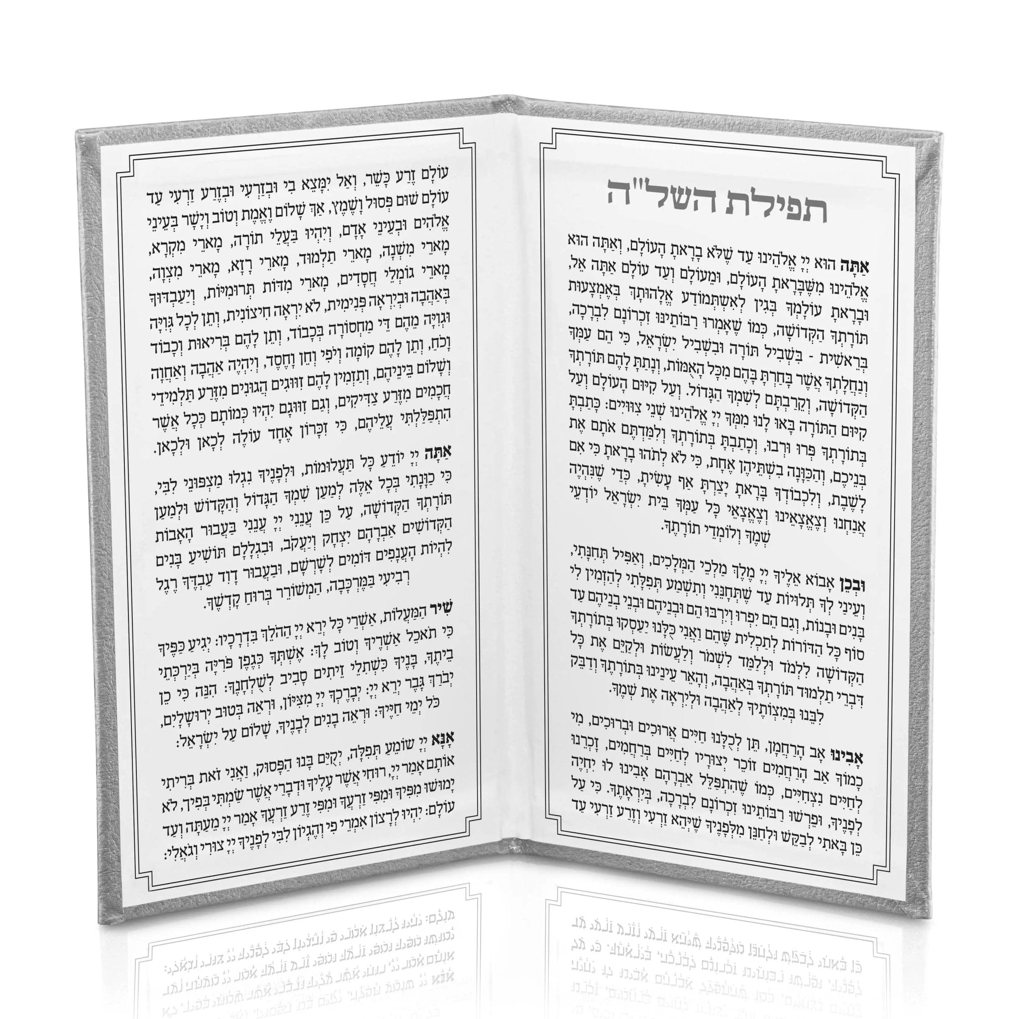 Leather Tefillas Hashlah Book - Waterdale Collection