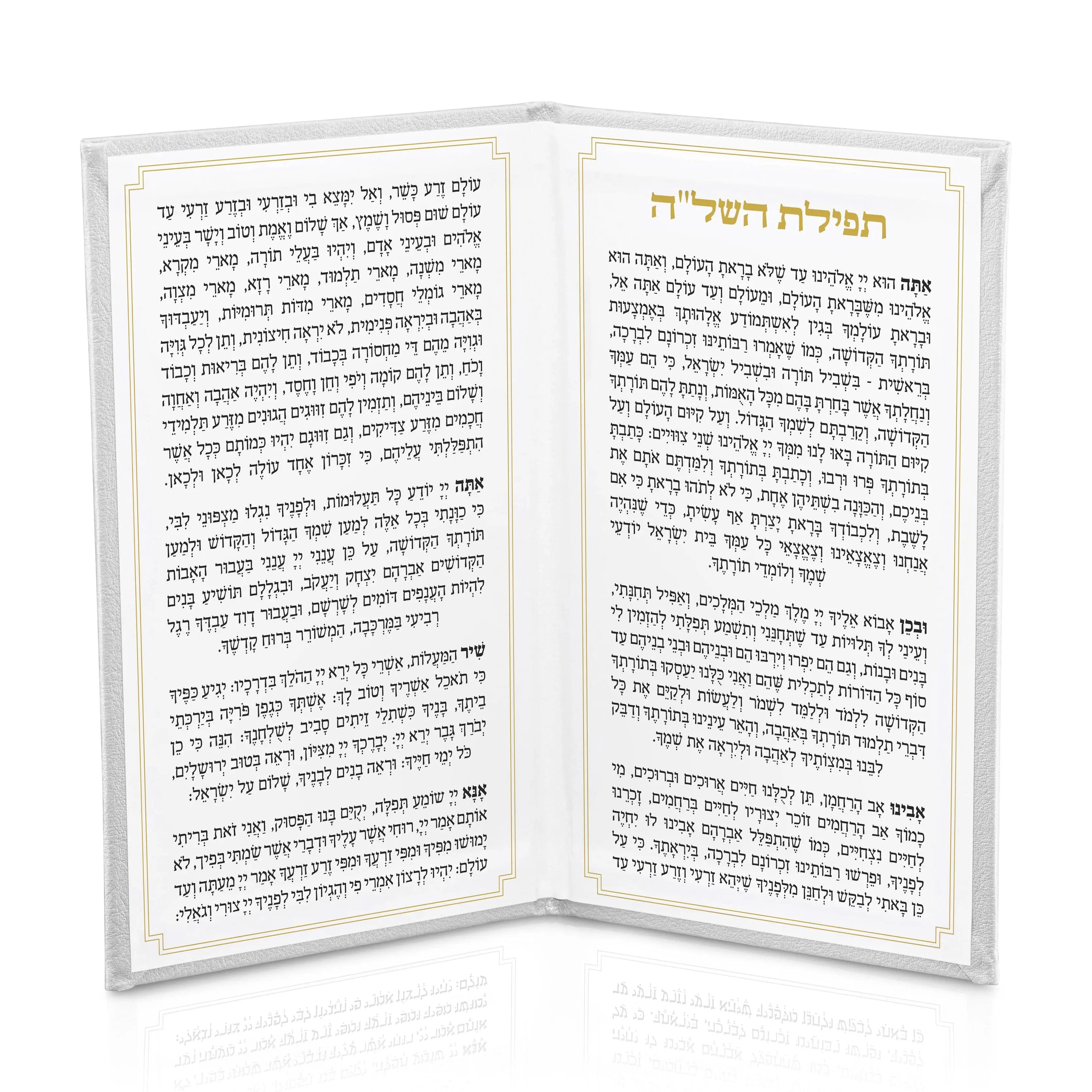Leather Tefillas Hashlah Book - Waterdale Collection