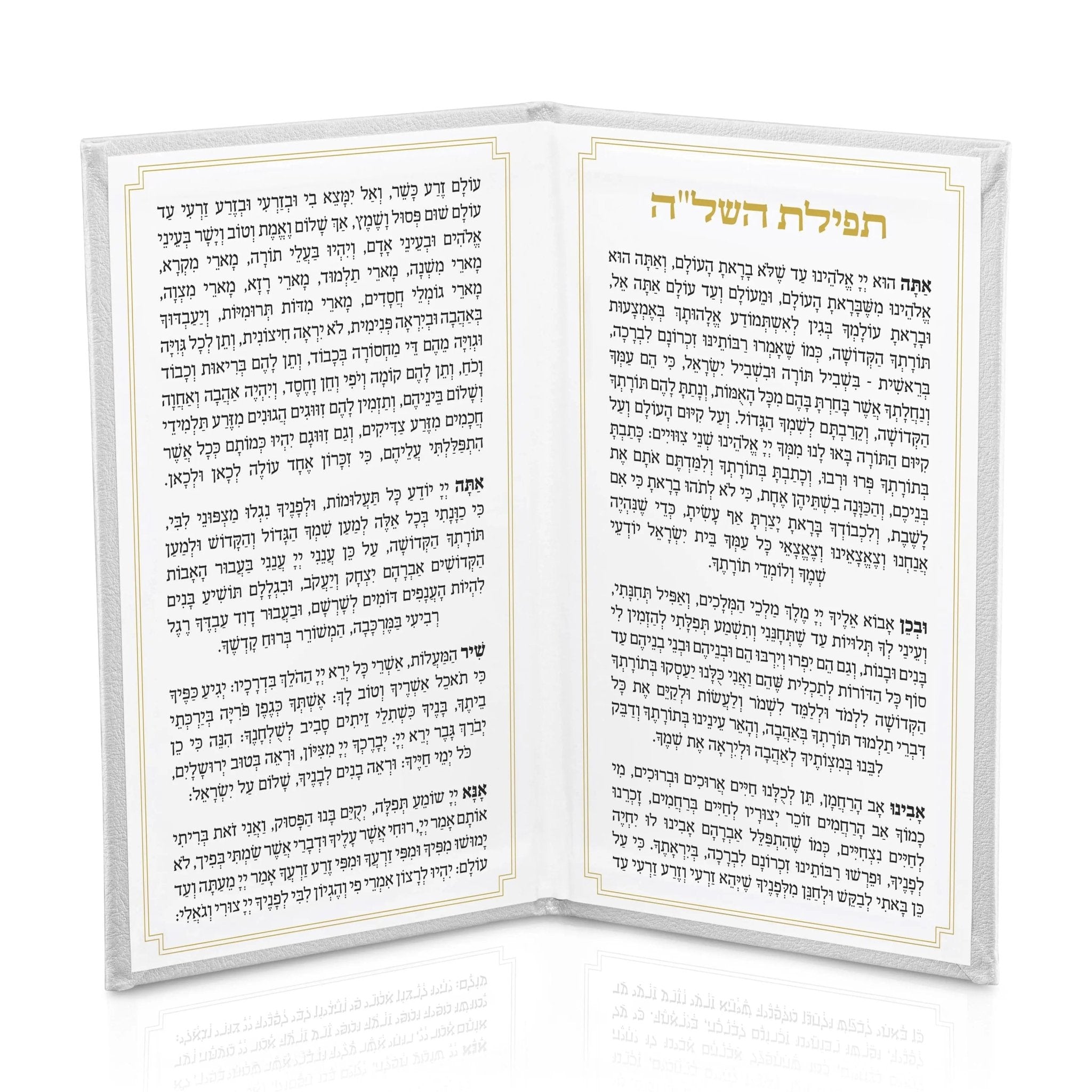 Leather Tefillas Hashlah Book - Waterdale Collection