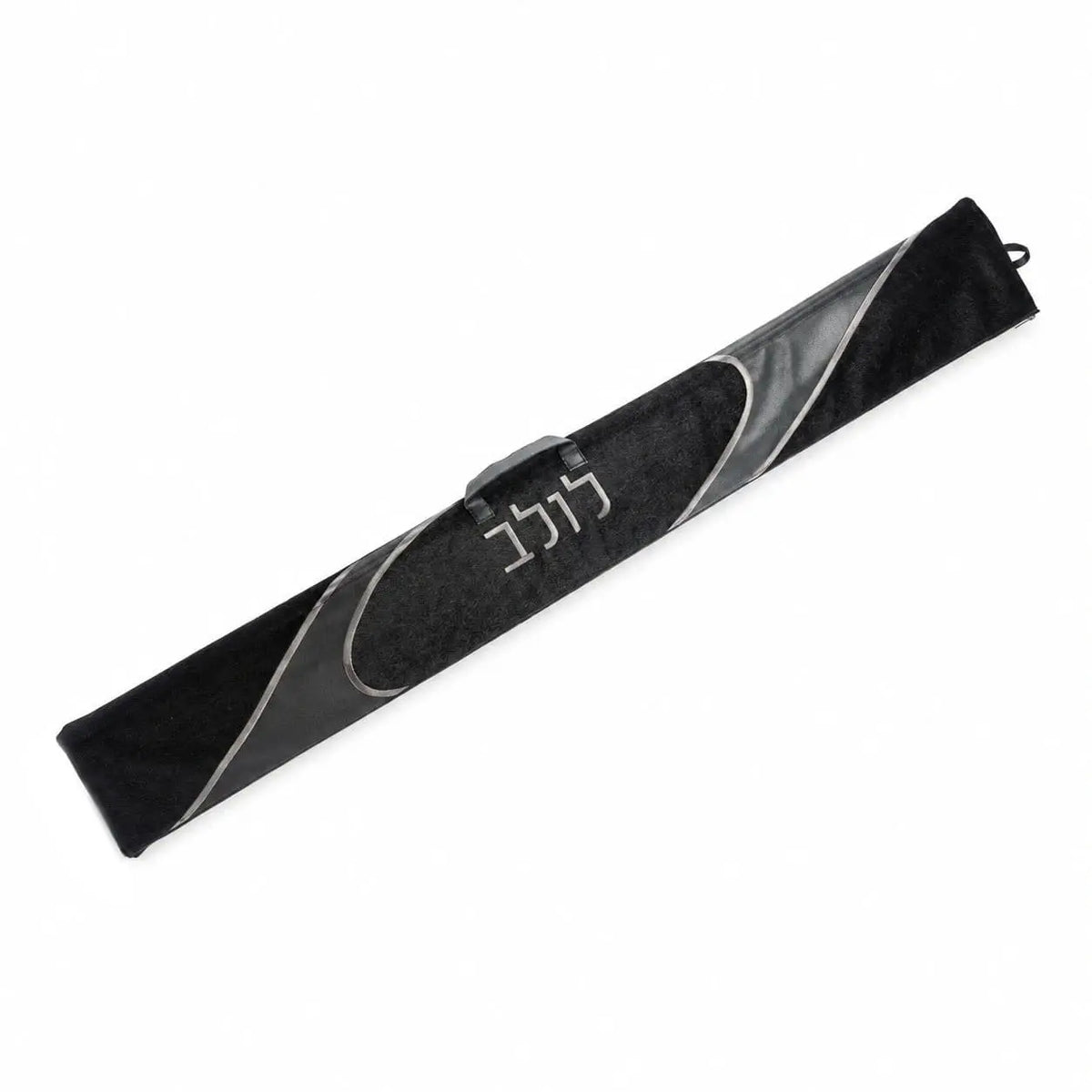 Black Looped Fur Leather Lulav Case | Holiday Luxury Judaica