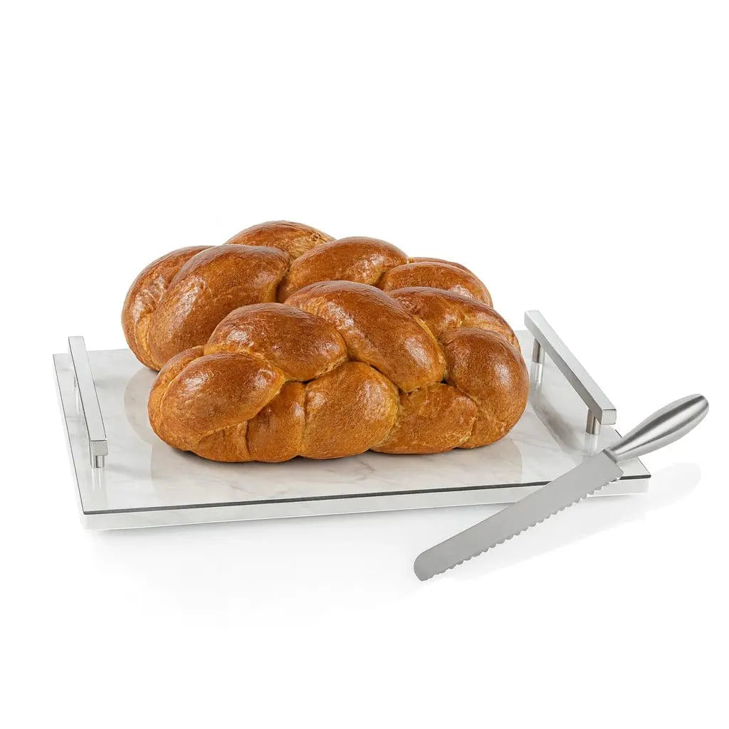 Marble Challah Board Waterdale Collection Tray