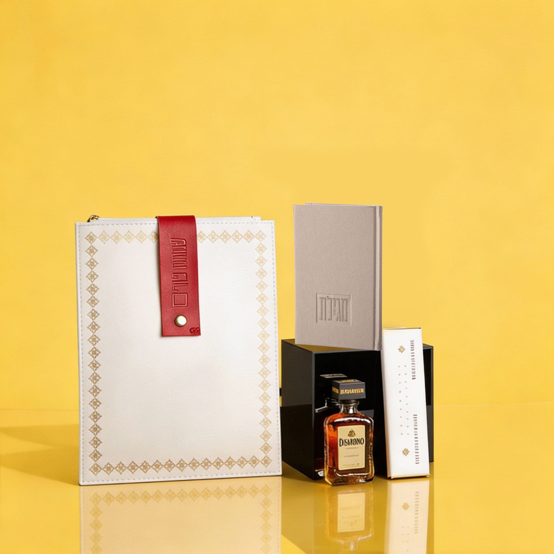 Megillah leather pouch Mishloach Manos gift set.