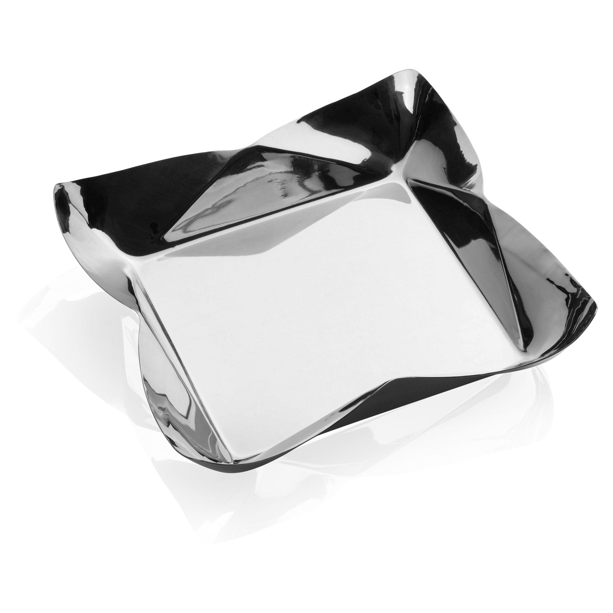 Silver Metal Contour Napkin Holder | Waterdale Collection