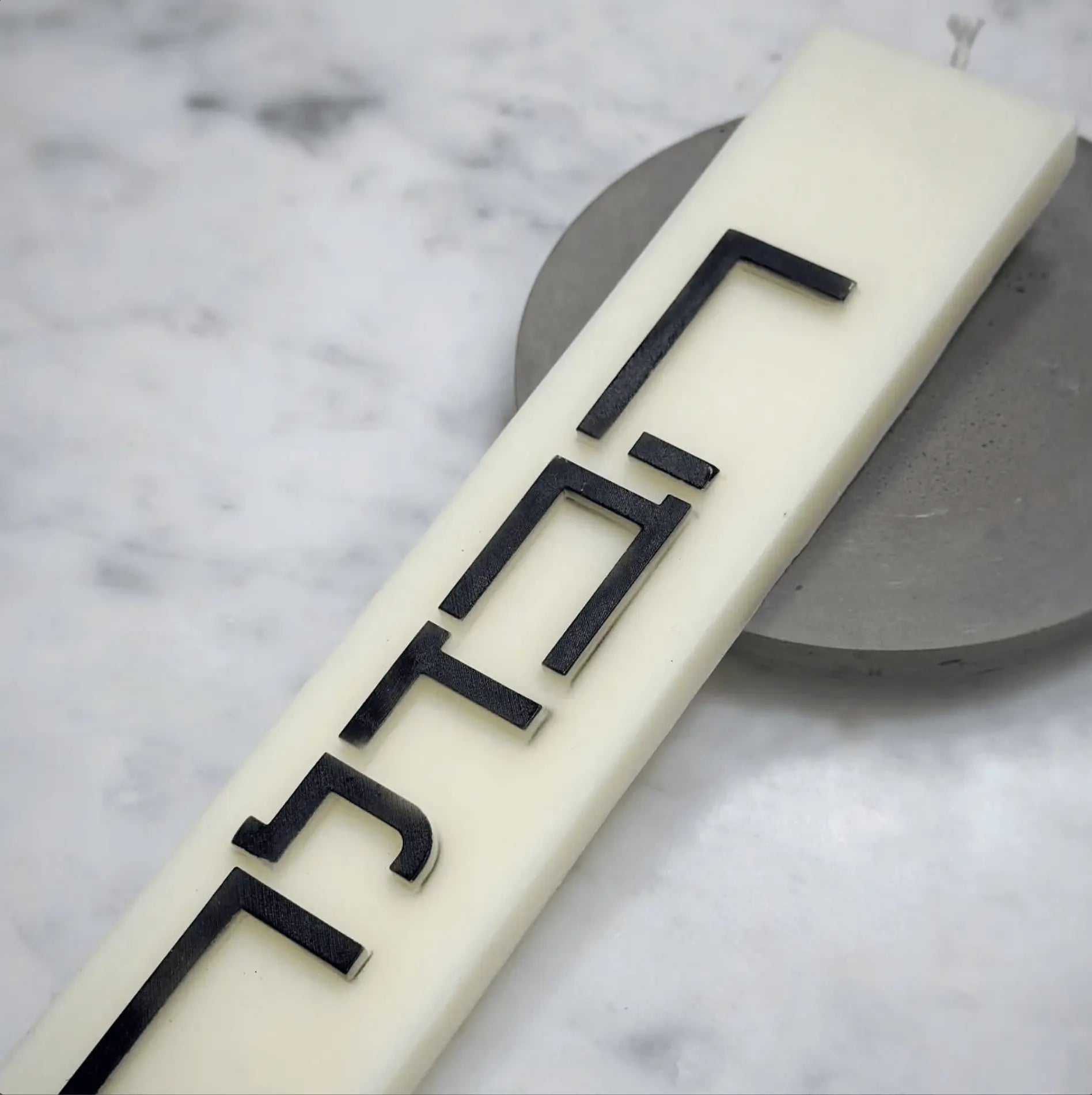 Minimalist Havdalah Candle Waterdale Collection TableTop