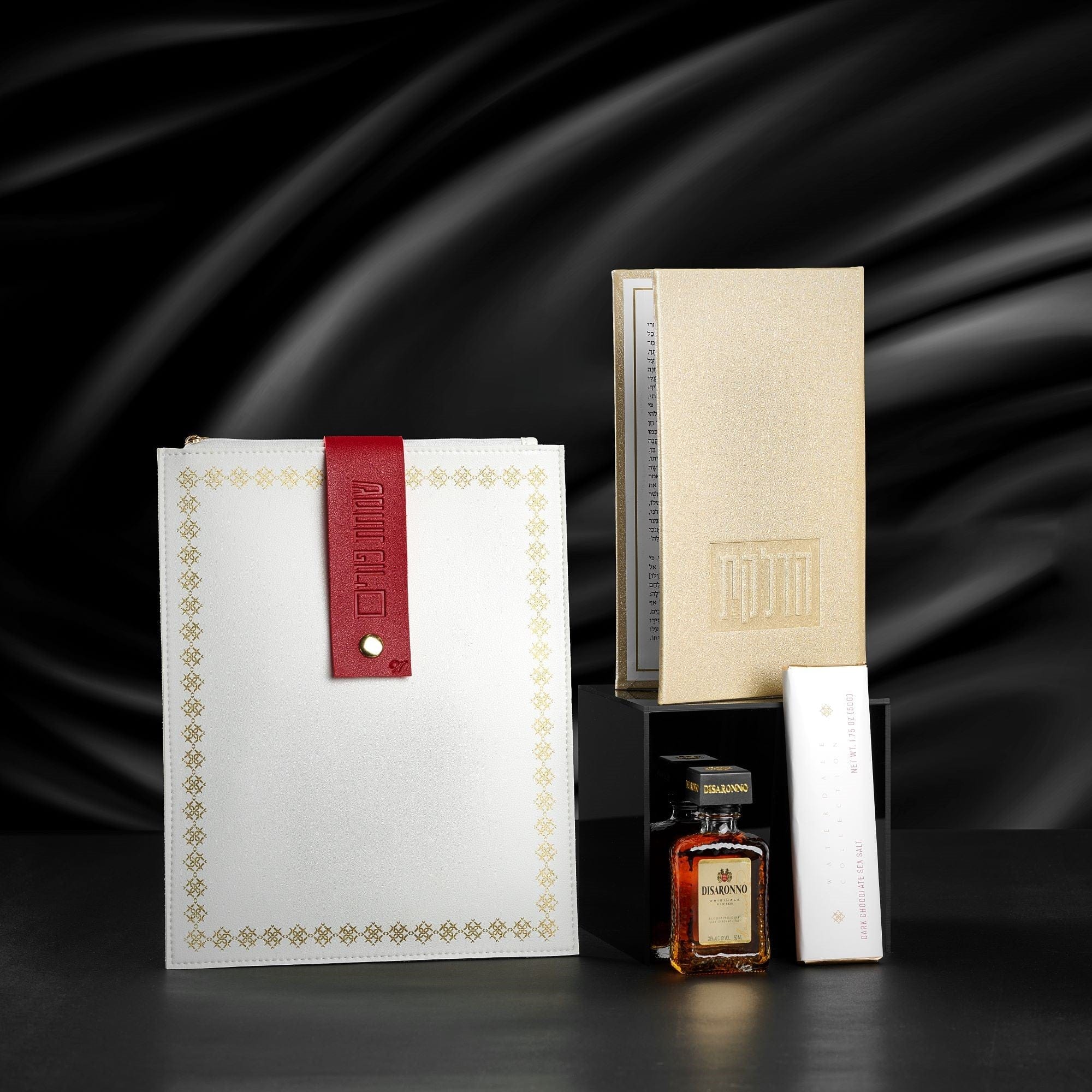 Mishloach Manos - Lucite Card / Leather book