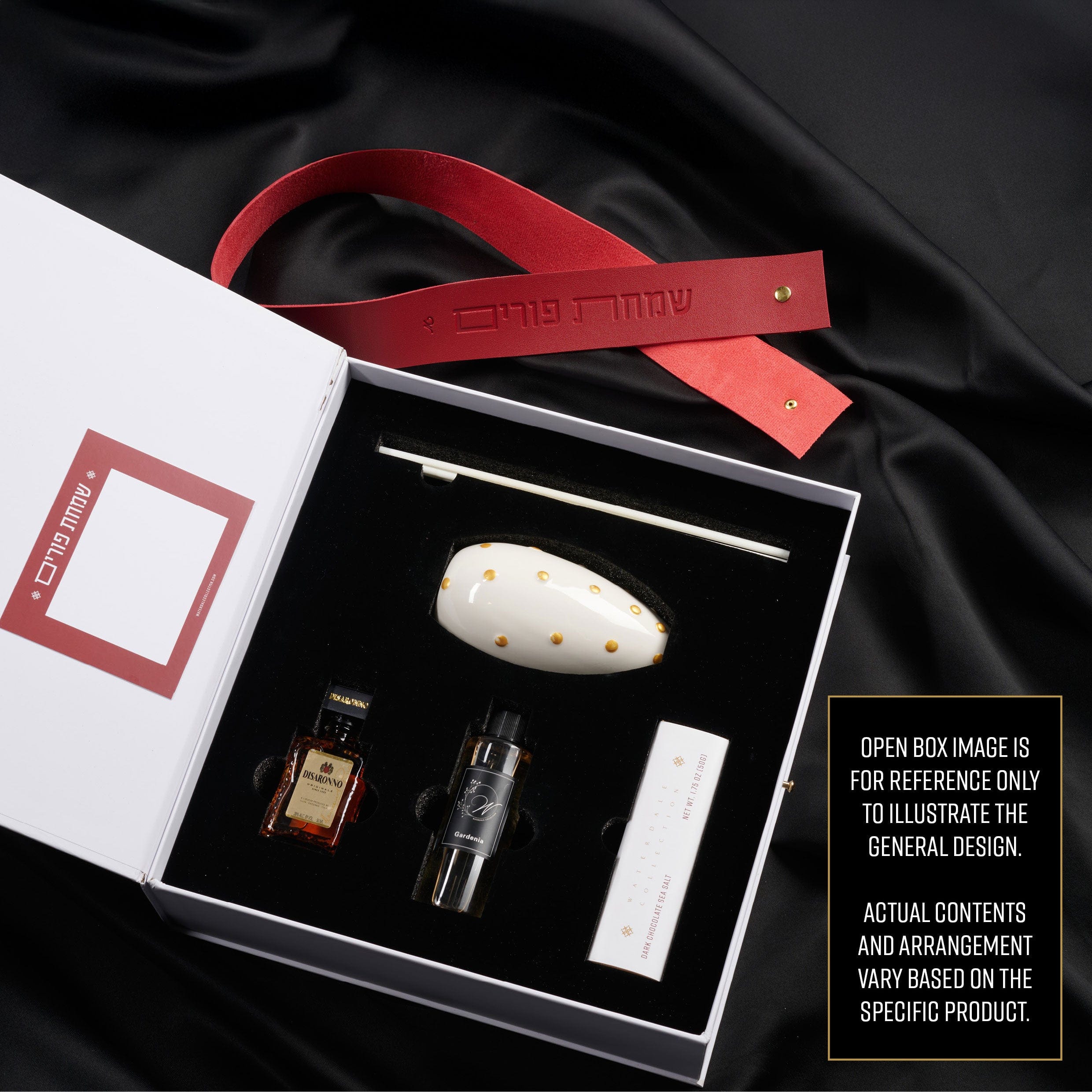 Open Box of Mishloach Manos Gift Box