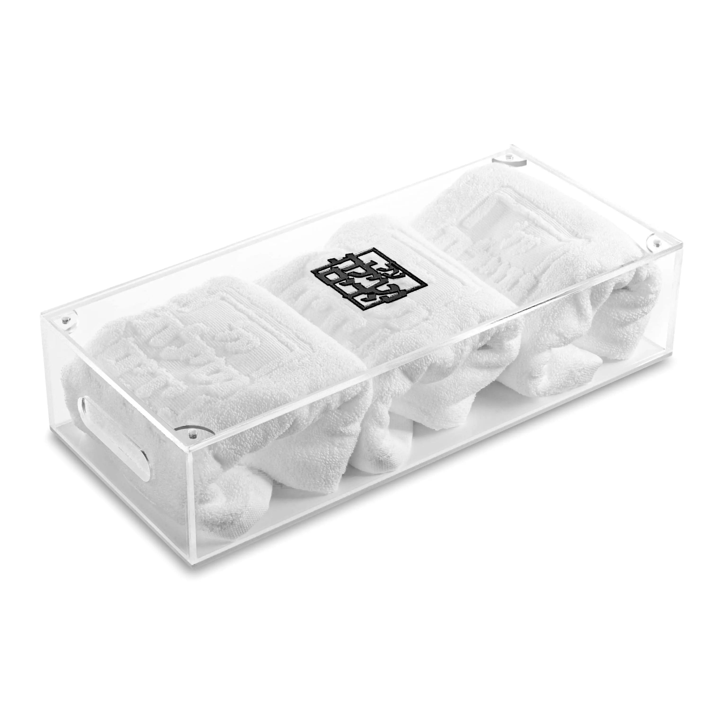 Netilas Yadayim Towel Box with Towels - Waterdale Collection